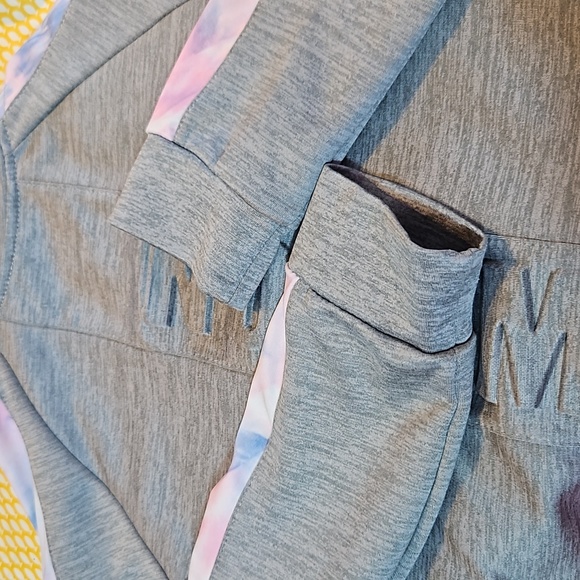 As new - 9-10 yrs NO LIMITS slogan tracksuit jogging jacket, full zip, pockets - Picture 10 of 13